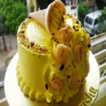 Rasmalai Cake 1 Pound (Juice Cream) Cardamom Rose Water Classic Flavor Eggless