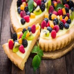 Fruit Cake 1 Pound; Moist Frosted Dessert 3 Decorations Raisins Cherries Dates