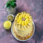 Rasmalai Cake in Pune; Chocolate Cream Fruit Walnuts Soft Tender Texture