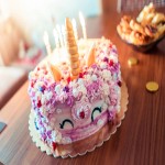 Unicorn Cake 2 kg; Vanilla Flavor Sponge Texture White Fondant Icing Decoration
