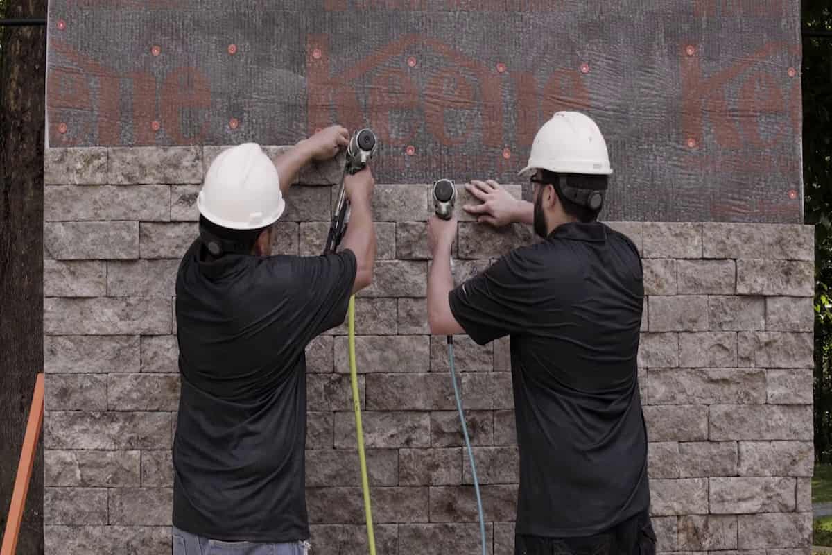 Mortarless Veneer Stone; Chemical Damage Resistance 3 Applications Wall Decoration Facade Economical