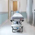 Manual Hospital Bed; Single Double Triple Breaker Plastic Aluminum Material Secure Comfortable