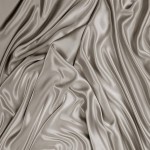 Silk Tricot Fabric; Circular Weaves Sturdy High Resistance Not Irritated Skin