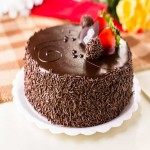 Chocolate Cake Half Kg; Dry Wet Types 2 Design Black Forest Chocolate Souffle