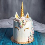 Unicorn Cake in Kerala; Three Layer Powdered Sugar Vanilla Extract Compound
