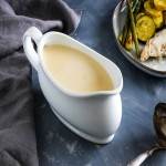 Creamy French Sauce; Sweet Salty Bitter Sour Taste Cold Lukewarm Hot Served