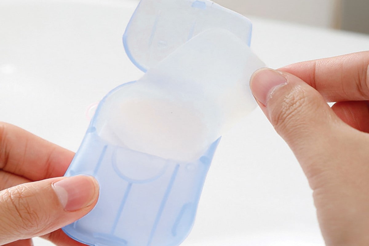 Paper Soap in India (Disposable Cleaner) Convenient Small Maintain Skin Moisture