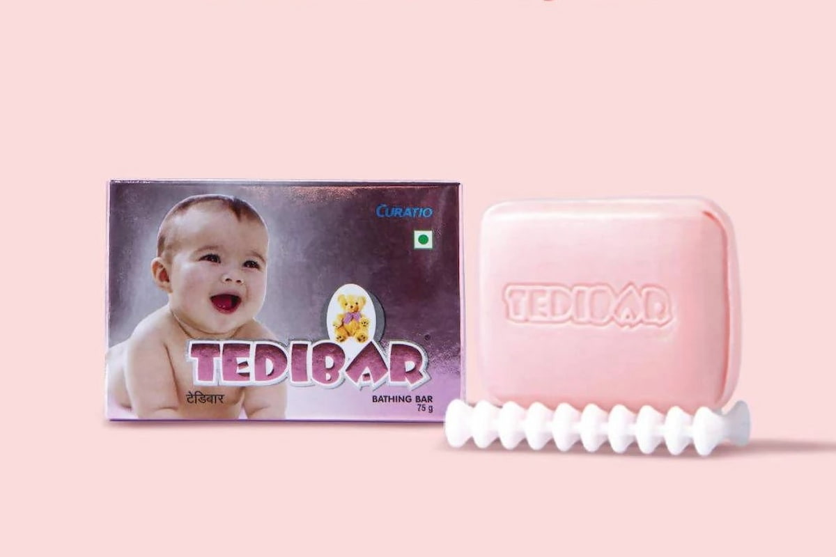 Tedibar Soap in India; Deep Cleansing Aloe Vera Calendula Lemon Orange Ingredients