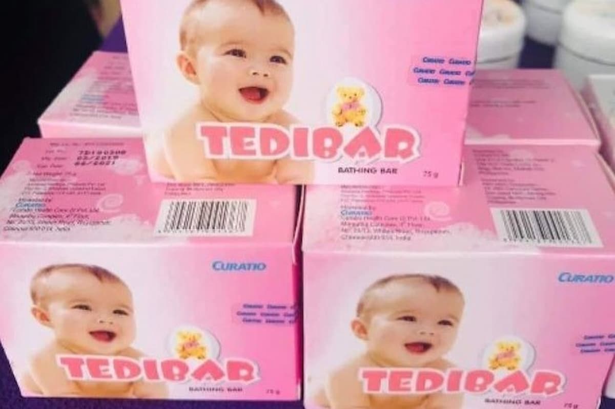 Tedibar Soap in Uganda; Face Body Sensitive Skin Alcohol Harmful Chemical Free