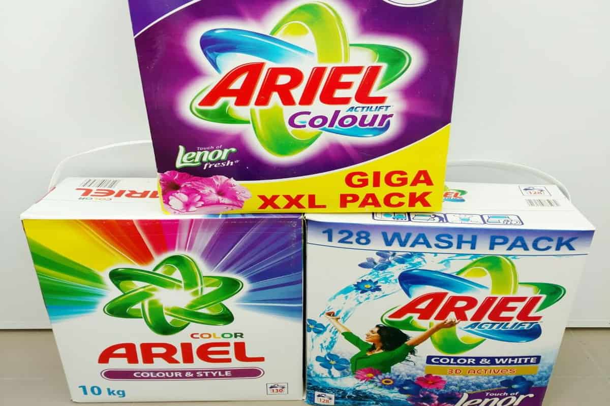 Ariel Detergent Powder 1kg; Easy Dissolve Deep Stain Remover Hand Machine Type