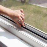 Jml Mosquito Net; Thin Fabric 2 Type Rail Sliding Window Frame Entrance Door