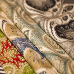 Fabric Carpet Cover; Sunlight Resistant 3 Patterns Traditional Flowery Classic