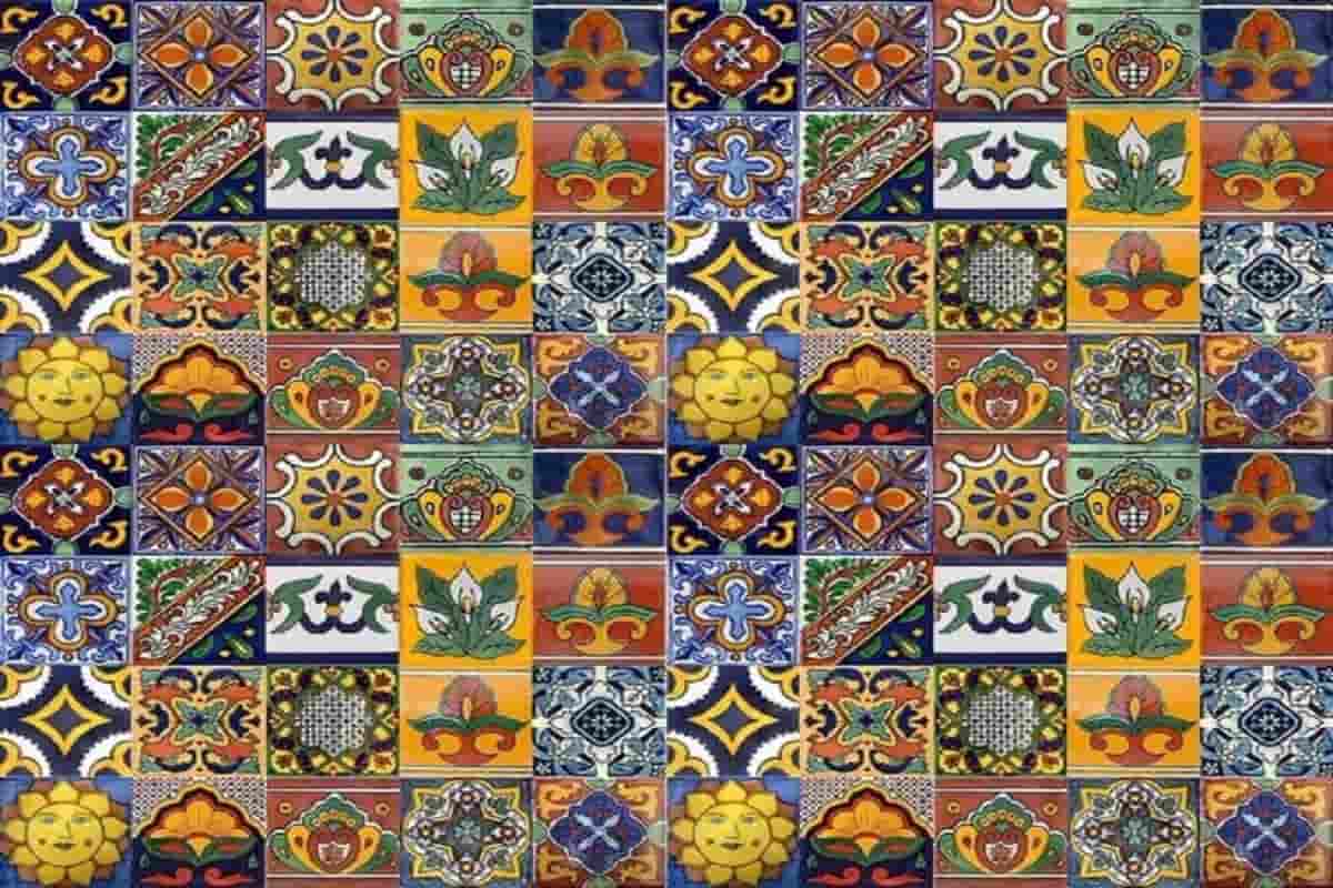 2X2 Decorative Ceramic Tiles; Moisture Resistant 2 Colors Green Brown