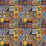 2X2 Decorative Ceramic Tiles; Moisture Resistant 2 Colors Green Brown