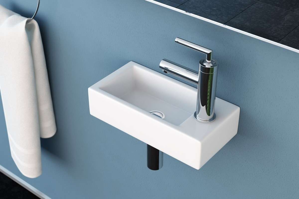 Local Wash Basin; Ceramic Porcelain Types 3 Colors White Black Blue