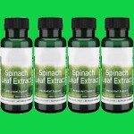 Spinach Leaf Extract; Mixtures Liquid Powder Forms Sour Taste