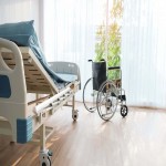 Electric Hospital Beds For Home; Flexible Mattress Adjustable Height 2 Colors White Gray