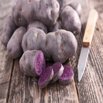 Black Potato in India (Kala Aloo) Smooth Skin 2 Minerals Magnesium Sodium