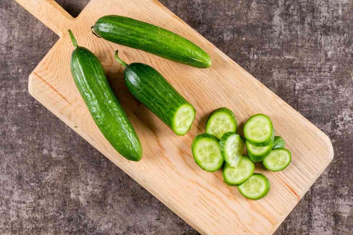 Small Japanese Cucumber (Kyuri) Thin Delicate Skin Vitamins A C