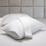 Wakefit Pillow Cover; Cotton Polyester 3 Colors White Blue Green