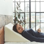 Wedge Pillow Cover; Memory Foam Material Tension Preventing 24 Inches Size