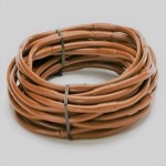 6Mm Drip Pipe; LDPE Plastic Brown Black Color Round Shape