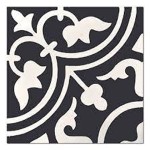 black and white cement tiles with Complete Explanations and Familiarization