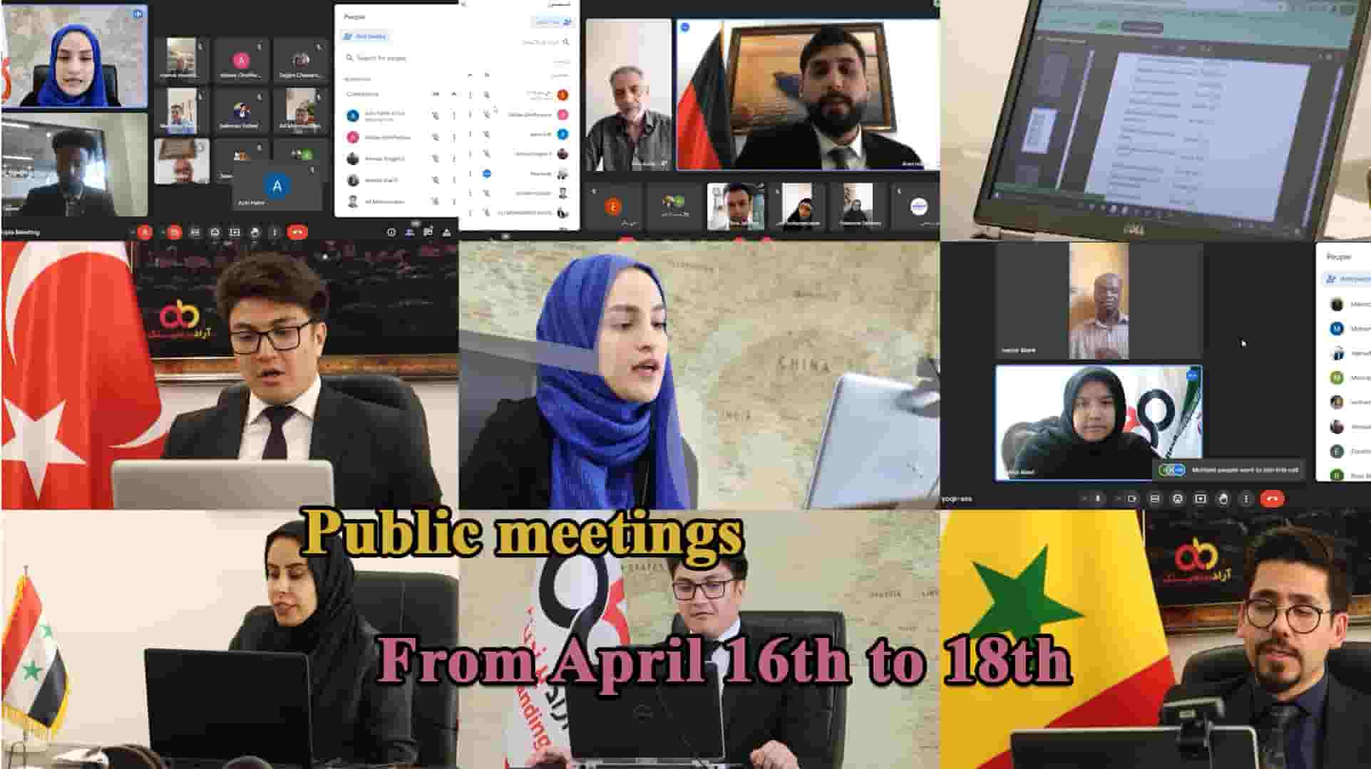 Meetings from April 16th to 18th | Philippines, France, South Africa, Turkey, India, Burkina Faso, Tanzania, Senegal, Kenya, Algeria, Namibia, Nigeria, Ethiopia, Pakistan and Bangladesh