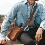 Buy goat leather bag + great price