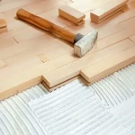 glue down adhesive floor tiles