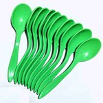 Reusable 10g plastic spoon for your parties