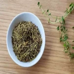 The benefits of dried thyme leaves are more relaxing than coffee