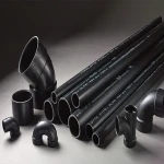 black plastic pipe with complete explanations and familiarization