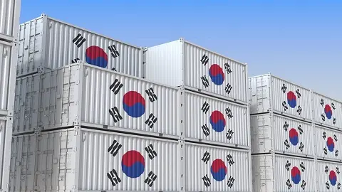 Statistical table of imports and exports of South Korea