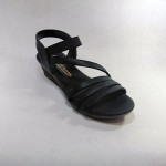 Adjustable black sandals Purchase Price + Photo