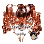 copper dinner set india price list wholesale and economical