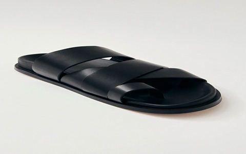 Black leather sandals platform  Buy at a Cheap Price