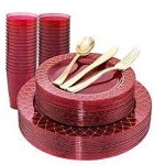 buy and price of disposable plastic plate sets