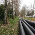Humes Pe Pipe (Polyethylene) Smooth Polished Surface Oil Industries Application