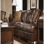 Buy and Price of Brown Leather Couch Set
