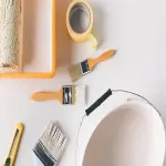 Paint white plastic with complete explanations and familiarization