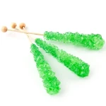 Green rock candy sticks acquaintance from zero to one hundred bulk purchase prices