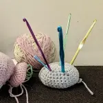 Needle hook storage with complete explanations and familiarization