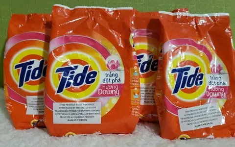 Tide Detergent Powder; Mud Dirt Grass Stains Remover High Efficiency