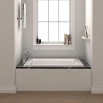The price of bulk purchase of white ceramic bathtub is cheap and reasonable