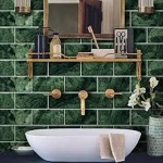 Learning to buy a dark green bathroom tiles from zero to one hundred