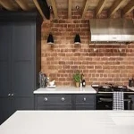 red brick wall in kitchen acquaintance from zero to one hundred bulk purchase prices