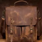 buy Leather tote laptop bag+The best price