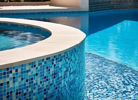 White porcelain pool tile price list wholesale and economical
