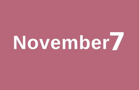 The news on Thursday, November 7